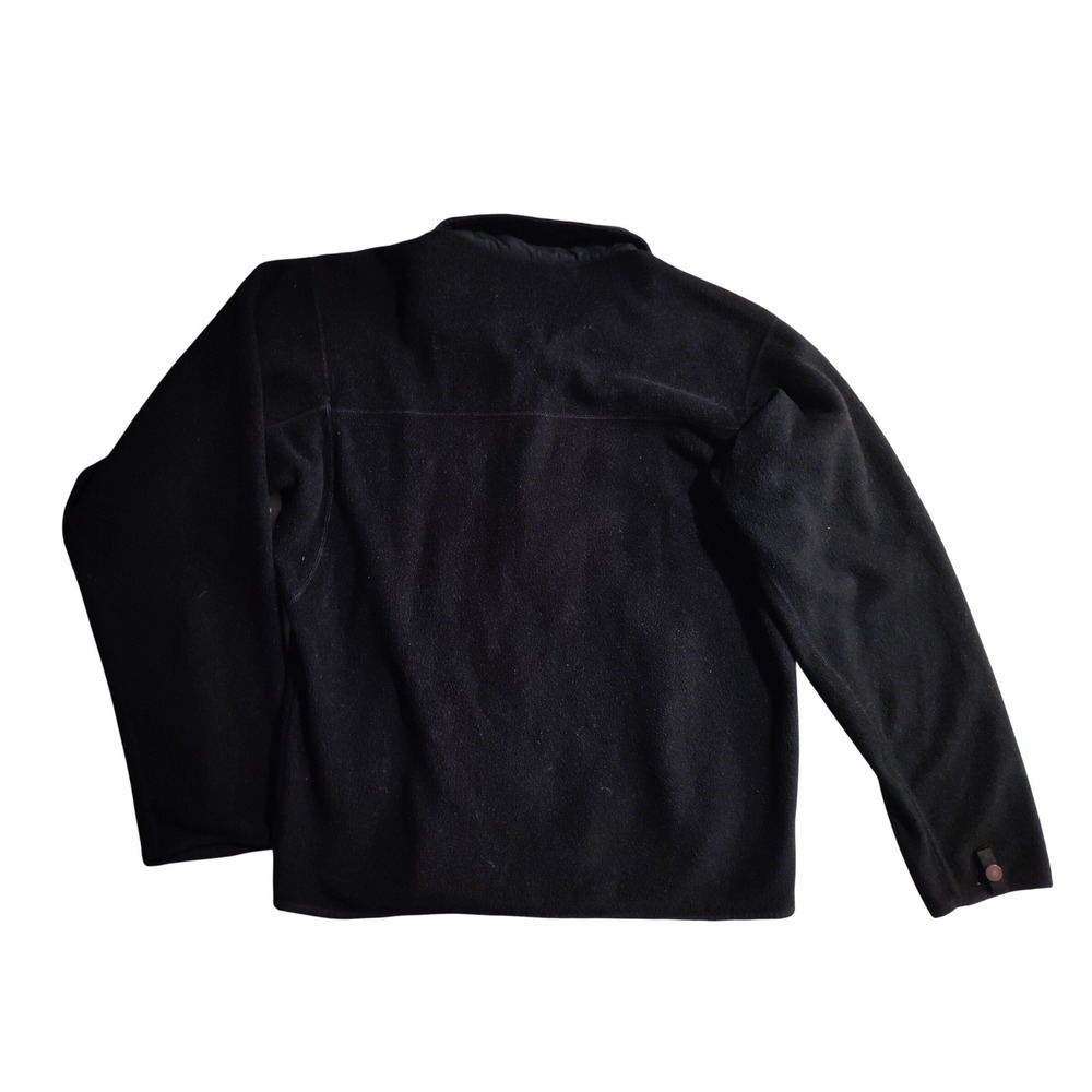 The North Face Black‎ Fleece Zip Up Jacket Men's Size Medium - Picture 2 of 7